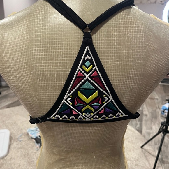 PINK black bikini top - Picture 2 of 2